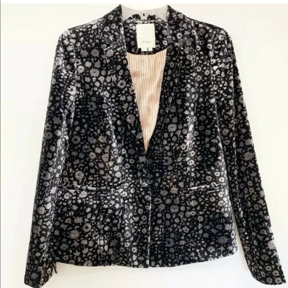 NWOT Elevenses Lumi Velvet Jacket Blazer